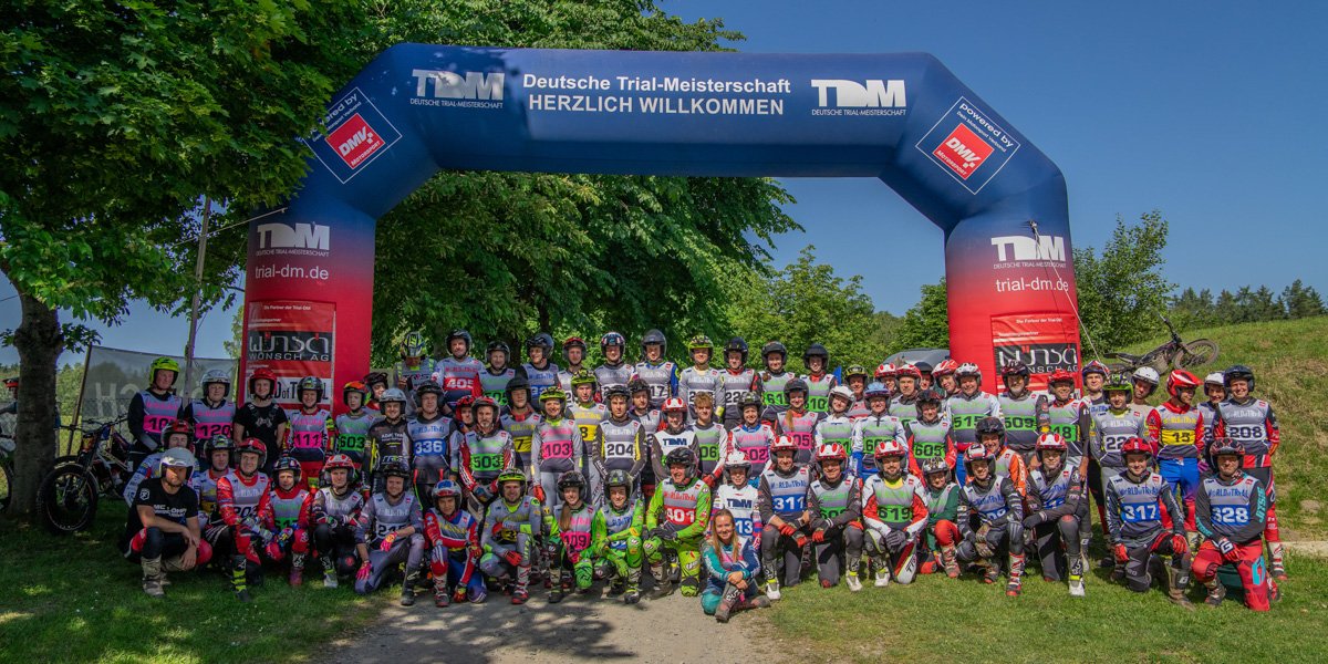 Deutsche Trial-Meisterschaft Thalheim 2025, Gruppenfoto
