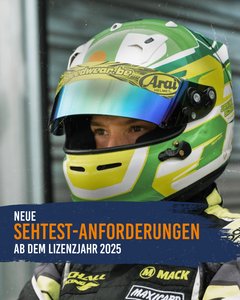 Neue Sehtest-Anfoderungen ab dem Lizenzjahr 2025