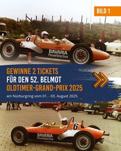Gewinnspiel Oldtimer Grand Prix DMSB x BAVARIA