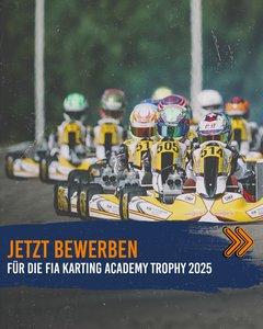 Jetzt bewerben für die FIA Karting Academy Trophy 2025