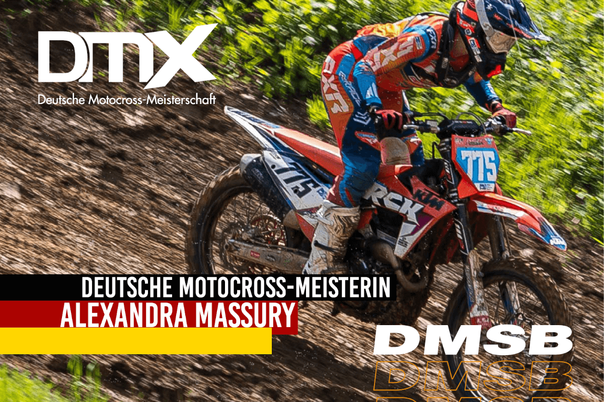 Alexandra Massury ist Deutsche Motocross-Meisterin 2024