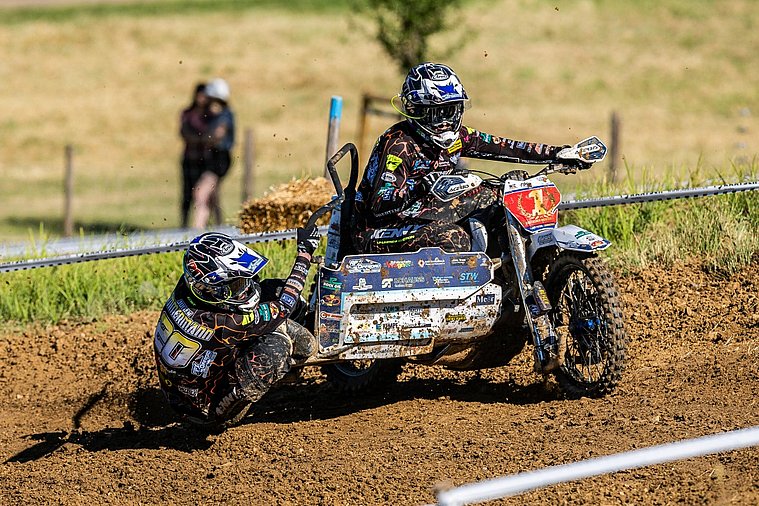 Peter und Zimmermann zusammen auf dem DMX Quad