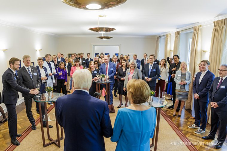 Vorempfang des Bundespräsidenten für Partner am Bürgerfest 2024