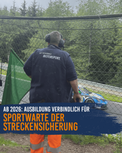 Ab 2026: Ausbildung verbindlich für Sportwarte der Streckensicherung