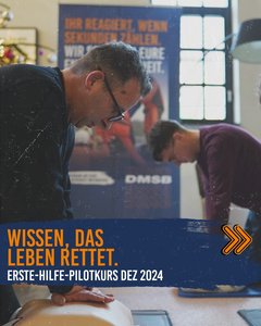 Wissen, das Leben rettet. Erste Hilfe DMSB Academy Schulungen.