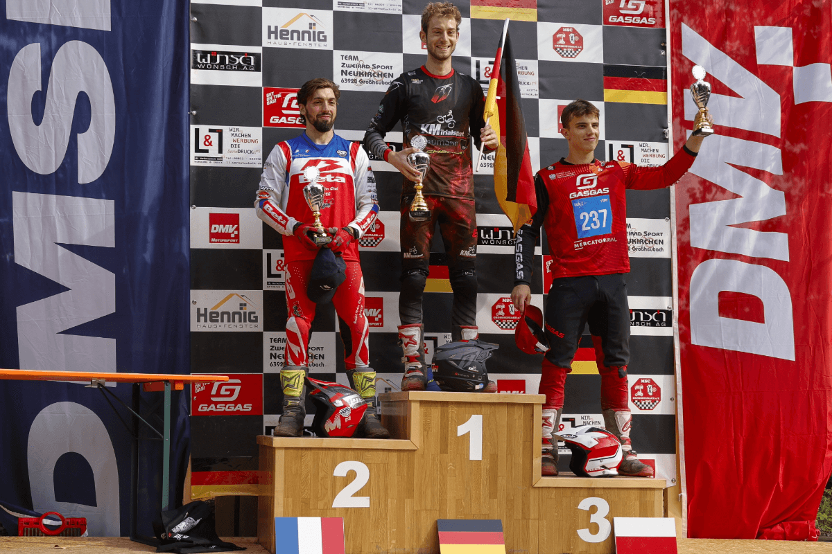 Trial-Europameisterschaft 2024 in Großheubach, Podium Samstag