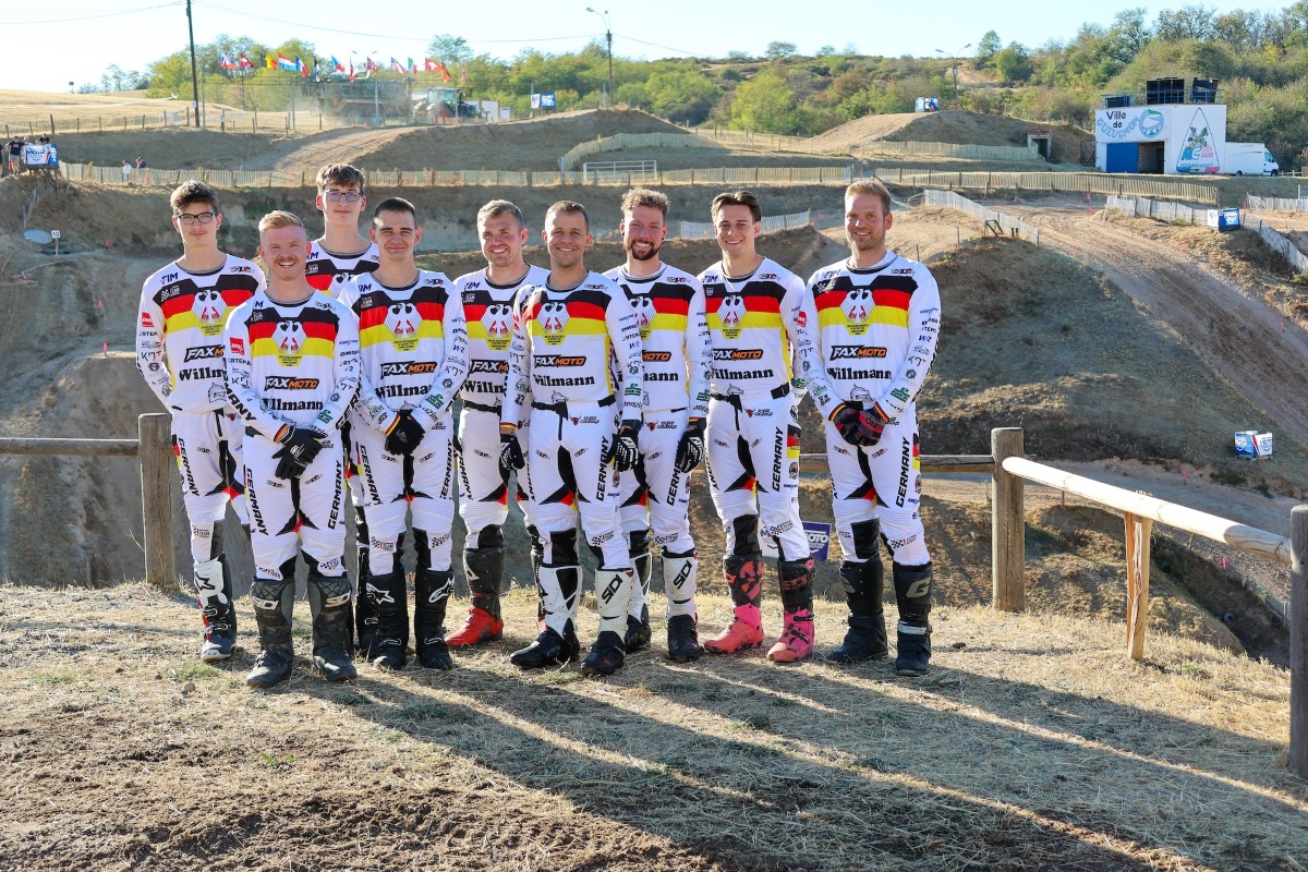 Sidecar and Quadcross of Nations 2026, Team Germany Gruppenfoto der deutschen Nationalmannschaft vom Sidecar and Quadcross of Nations 2026.